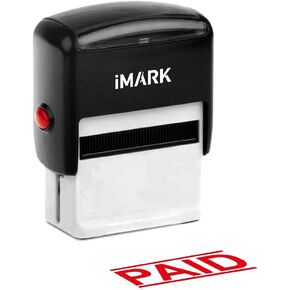 iMARK Self-Inking Stamp Rubber Stamp, Red Ink (COPY)
