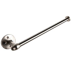 | Wall Mounted Metal Paper Towel Holder | Roll Organizer for Kitchen | Hanging Paper Towel Holder | Napkin Holder (Satin Nickel)