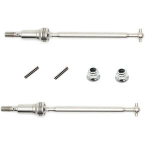 HOSIM RC Car Metal Front CVD Drive Shaft Set Accessory Spare Parts 30-WJ02 for Hosim 1/16 9130 RC Car (2 Pcs)