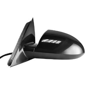 Dependable Direct Driver Side Unpainted Side View Mirror for 2006-2013 Chevy Impala, 2014-2016 Chevy Impala Limited - Power Operated Non-Heated Non-Folding Door Mirror - GM1320306