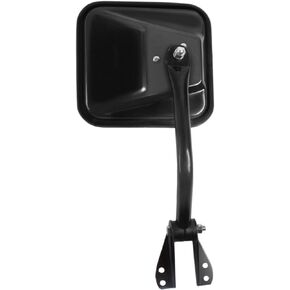 Fit System 60020C Driver Side Mirror for Jeep CJ, Black, Foldaway, Manual
