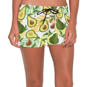 visesunny Women's Board Shorts Floral Beach Swim Shorts Swim Trunks