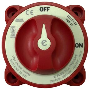 Blue Sea 9003E E-Series Master Battery Switch Single Circuit ON/Off Marine Boat