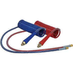 Tectran 17A15-40H ARMORFLEX-HD Aircoil (ARMORFLEX-HD ARMORCOIL Aircoil, Coil Set, 15' Length, 48" Pigtail Length Tractor End, 12" Pigtail Length Trailer End)