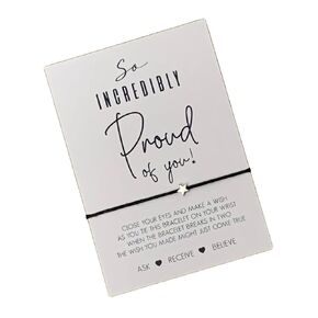 Proud of you gift | Proud wish bracelet | Gift to say so proud of you | Proud bracelet | Results day gift