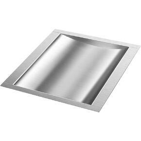 Marada Stainless Steel Drop-in Tray10 L x 12 W x1.6 H Drop-in Deal Tray All Brushed 304 Window Tray High Standard Drop-in Deal Tray