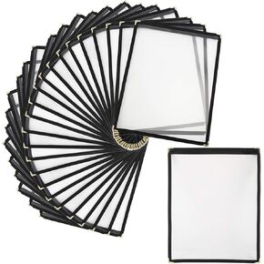 30 Packs Menu Covers Single Page 2 View Golden Corner Restaurant Menu Covers 8.5"x11" Restaurant Kitchen Coffee Menu Holders in Saudi Arabia