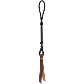 Weaver Leather Quirt with Wrist Loop, Black, 29-inch
