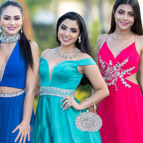 محفظة كلاتش مرصعة بالجواهر لامعة ومحفظة مسائية لحفلات الزفاف للنساء in Kuwait