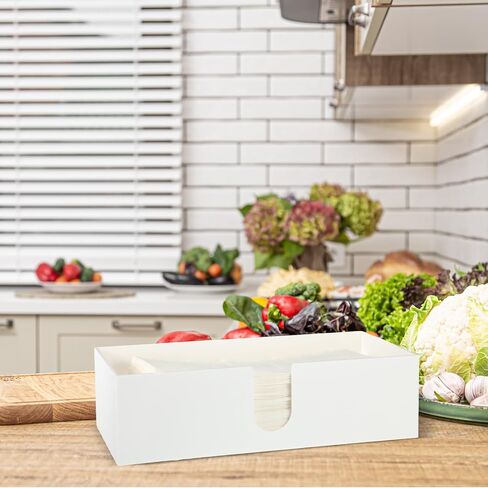 2 Pcs Paper Napkins Holder Fold Paper Towel Dispenser Height 2.75 Inch Multifold Paper Towel Dispenser Acrylic Paper Towel Dispenser for Guest Z Fold C Fold Disposable Hand Towel(Clear) in Kuwait