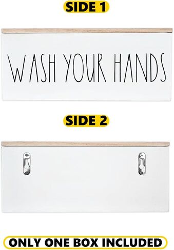 Paper Towel Dispenser, Farmhouse Paper Towel Holder with Lid for Bathroom Kichen Home Commercial, Wall Mount or Countertop for Multifold, C Fold, Z fold, Trifold Hand Towels (White) in Saudi Arabia