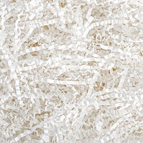 2 LB Crinkle Cut Paper Shred Filler, White Crinkle Paper Shredded Paper Stuffing for Gift Wrapping Baskets Box Filling Birthday Mother's Day Gifts Wedding Anniversary Christmas in Saudi Arabia