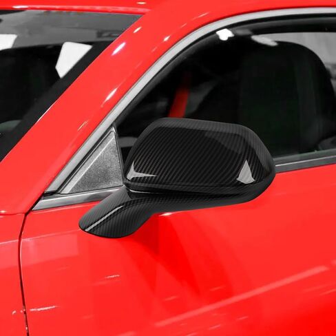 Voodonala for Chevy Camaro Side Mirror Cover Compatible with Chevrolet Camaro 2016-2023(Carbon Fiber Black,2Pcs,ABS) in Saudi Arabia
