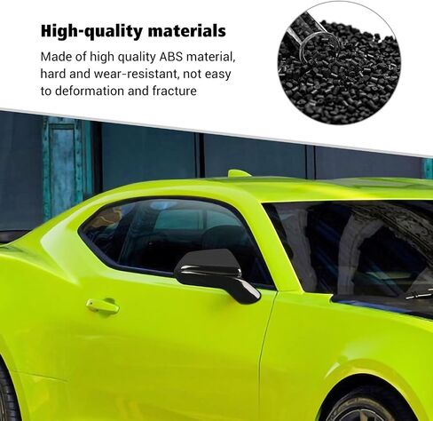 Voodonala for Chevy Camaro Side Mirror Cover Compatible with Chevrolet Camaro 2016-2023(Carbon Fiber Black,2Pcs,ABS) in Saudi Arabia