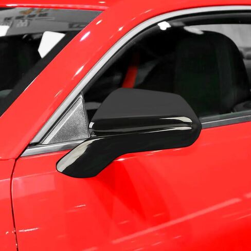 Voodonala for Chevy Camaro Side Mirror Cover Compatible with Chevrolet Camaro 2016-2023(Carbon Fiber Black,2Pcs,ABS) in Saudi Arabia