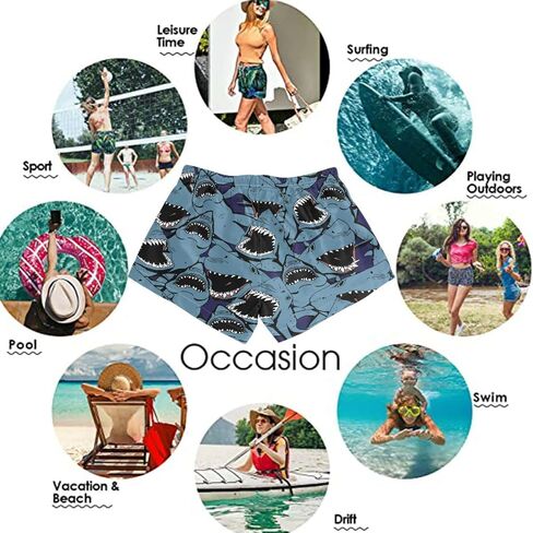 visesunny Women's Board Shorts Floral Beach Swim Shorts Swim Trunks in Saudi Arabia