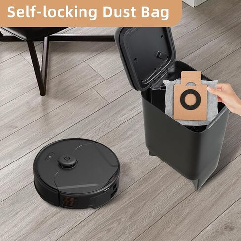10 عبوات من أكياس الغبار لمحطة Eufy Clean X8 Pro / X10 Pro Omni Robot ذاتية التفريغ، جزء ملحقات حقيبة بديلة ذات سعة كبيرة للاستعمال مرة واحدة in Saudi Arabia