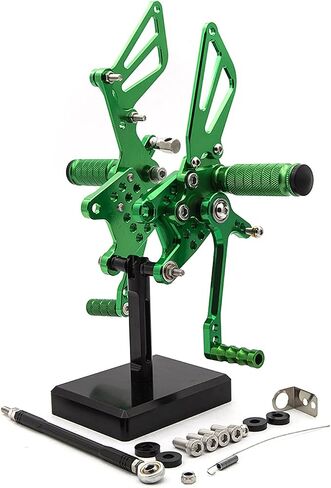 Motorcycle Aluminum Rearsets Foot pegs Rear sets Footrest Fit for Suzuki GSXR1000 2000 2001 2002 2003 2004 GSXR750 1996-2005 SV650/SV650S SV1000/S 1998-2014 (Black) in Saudi Arabia