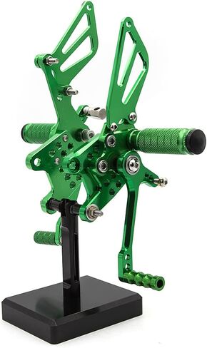 Motorcycle Aluminum Rearsets Foot pegs Rear sets Footrest Fit for Suzuki GSXR1000 2000 2001 2002 2003 2004 GSXR750 1996-2005 SV650/SV650S SV1000/S 1998-2014 (Black) in Saudi Arabia
