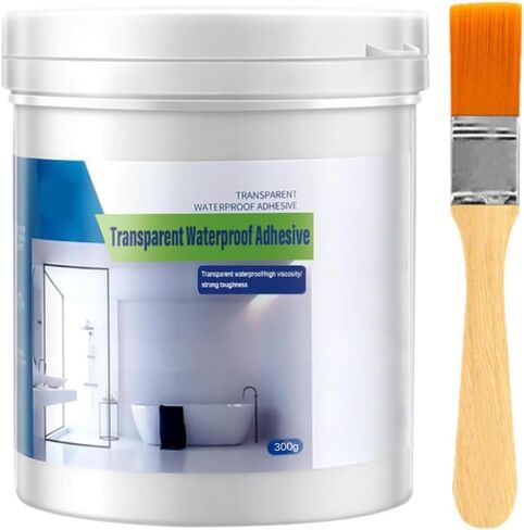 Transparent Leak Sealing Waterproof Adhesive, Waterproof Leak Sealing Materials for Bathrooms and Bathrooms, Window Sills, and External Wall Leak Sealing Adhesive Without Smashing (C) in Saudi Arabia