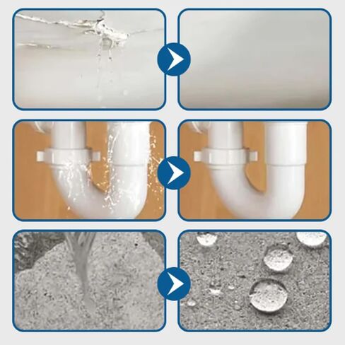 Transparent Leak Sealing Waterproof Adhesive, Waterproof Leak Sealing Materials for Bathrooms and Bathrooms, Window Sills, and External Wall Leak Sealing Adhesive Without Smashing (C) in Saudi Arabia