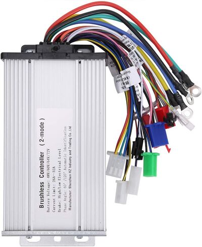 Alomejor Electric Bike Speed Brush Controller 48V 60V 64V 72V 1000W 1500W Brushless Controller for E Bike Speed Control in Saudi Arabia