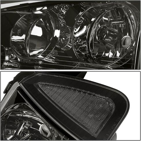 DNA MOTORING HL-OH-CHA05-4P-CH-CL1 Headlight Assembly Compatible with 06-10 Charger in Saudi Arabia