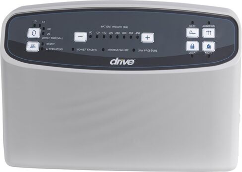 Drive Medical 14029 Med-Aire Low Air Loss Mattress Replacement System with Alternating Pressure, Blue, 84 Inch x 36 Inch in Kuwait