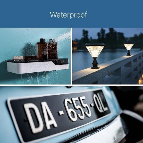 - ملصقات لاصقة مزدوجة الجوانب 3M 1600T للاستخدام الداخلي والخارجي، مقاومة للماء، للتركيب، رغوة البولي إيثيلين، تثبيت الأشياء، اللوحات، التطبيقات الدائمة - 0,98 بوصة × 1,96 بوصة (40 قطعة) in Kuwait