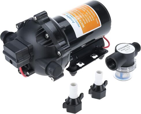 Amarine Made Water Pressure Diaphragm Pump 12V 15.0 LPM 4.0 GPM 60PSI for Caravan/rv/Boat/Marine in Saudi Arabia