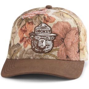 AMERICAN NEEDLE Smokey The Bear Only You Wyatt Adjustable Snapback Trucker Baseball Hat (23014A-SBEAR-BRN) in Kuwait