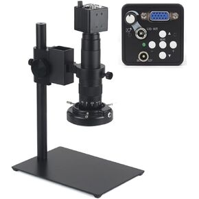 Microscope Kit 13mp VGA Digital Digital Microscope Camera 180x Zoom C-Mount Lens Lens Adapters in Kuwait