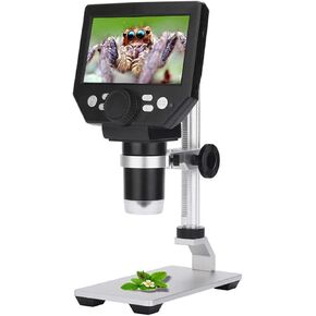 Microscope Accessories kit Slide Preparation camer Digital Microscopes 8 LED Magnifier Electronic 1000x 1808P HD LCD Digital Screen Microscope Accessories in Saudi Arabia