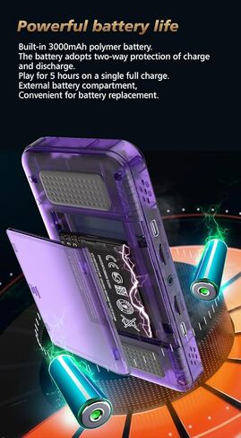 R36H Portable Handheld Video Game Console with 20,000 Plus Games Retro Video Games with Simulators for NES, GBA, MD, SFC, MAME, PSP, PS1, GB, NDS, N64 and CPS (Transparent Green) in Kuwait