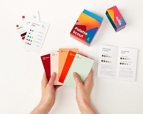 Palette Scout: Create Beautiful Color Harmonies with 180 Color Palette Cards. Choosing Tints, Tones & Shades from The Color Wheel, Makes Color Theory Fun & Intuitive in Saudi Arabia