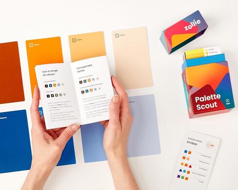 Palette Scout: Create Beautiful Color Harmonies with 180 Color Palette Cards. Choosing Tints, Tones & Shades from The Color Wheel, Makes Color Theory Fun & Intuitive in Saudi Arabia