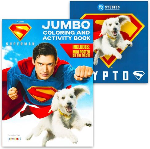 DC Comics Superman Coloring and Activity Book Set for Kids Ages 4-8 - Bundle with Superman Coloring Pages and 2 Board Books Plus Superman Stickers, More | Superhero Activity Book Set for Boys in Saudi Arabia