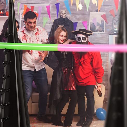 Inflatable Limbo Witch Hat Game Halloween Party Carnival Game Trick or Treat Party Decor Vacations Indoor Outdoor Fun Inflatable Halloween Backyard Games for Teens Adult in Saudi Arabia