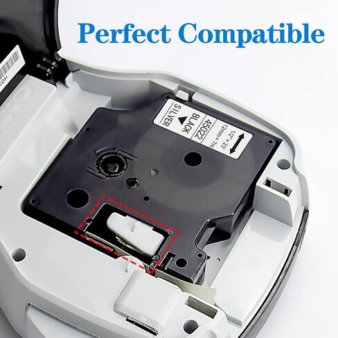 BOYEEZON 3Pack Compatible for DYMO D1 12mm Label Tape 45022 45023 Black on Silver Gold 45024 Gold on Black Multicolor Tape Use for DYMO LabelManager 100 120P 150 160 200 210D, 1/2"(12mm) x 23'(Feet) in Saudi Arabia