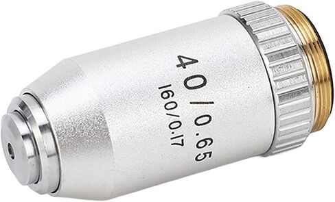 40X Achromatic Objective RMS Size Brass Stainless Steel Auto Rebound Microscope Objective Replacement in Saudi Arabia
