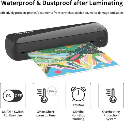 آلة 4-in-1laminator ، والاحماء السريع ، والوثائق والصور السريعة ، يزيد من الحفاظ على الألوان على المدى الطويل. مناسب لعائلة ومكتب ومدرسة ， A4/A5/A6 حجم in Saudi Arabia