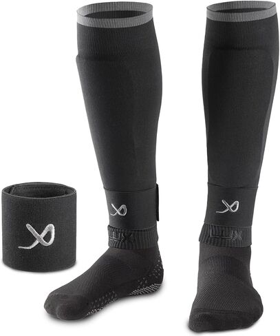 LUX Soccer Sleeves w/Free Guard Stays for Men/Boys/Youth Compatible w/Soccer Grip Sock in Kuwait