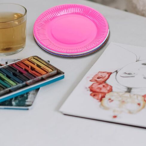 لوحات ورقية قابلة للتخلص من 60pcs للطلاء واللوحات المصنوعة من الصواني الفنية متعددة الأغراض للأطفال والبالغين لفصول الفنون والمشاريع الإبداعية in Kuwait