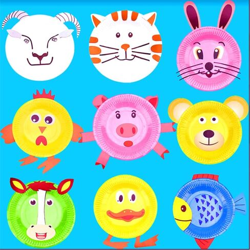 لوحات ورقية قابلة للتخلص من 60pcs للطلاء واللوحات المصنوعة من الصواني الفنية متعددة الأغراض للأطفال والبالغين لفصول الفنون والمشاريع الإبداعية in Kuwait