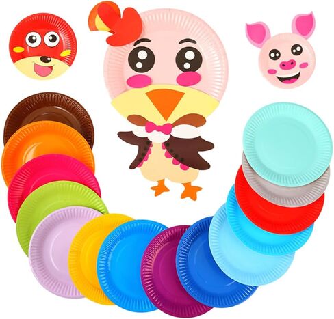 لوحات ورقية قابلة للتخلص من 60pcs للطلاء واللوحات المصنوعة من الصواني الفنية متعددة الأغراض للأطفال والبالغين لفصول الفنون والمشاريع الإبداعية in Kuwait