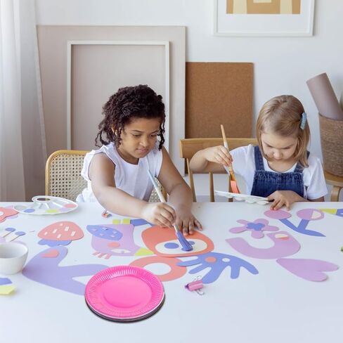 لوحات ورقية قابلة للتخلص من 60pcs للطلاء واللوحات المصنوعة من الصواني الفنية متعددة الأغراض للأطفال والبالغين لفصول الفنون والمشاريع الإبداعية in Kuwait