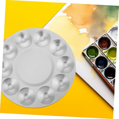Metal Paint Mixing Palette Tray for Watercolor Multi Grid Color Mixing Palette for Model Painting Durable Design Versatile Use for Artists Easy to Clean in Saudi Arabia