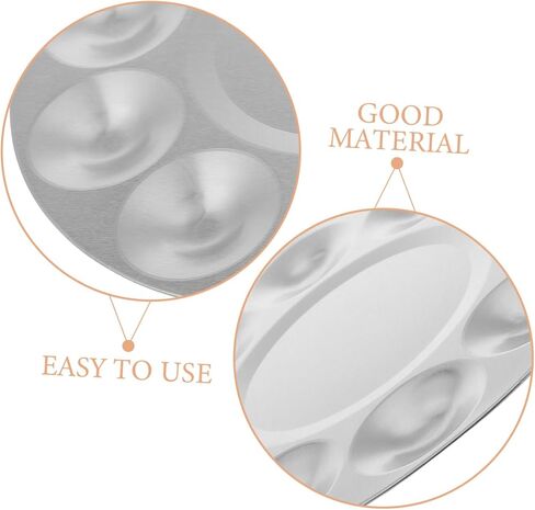Metal Paint Mixing Palette Tray for Watercolor Multi Grid Color Mixing Palette for Model Painting Durable Design Versatile Use for Artists Easy to Clean in Saudi Arabia