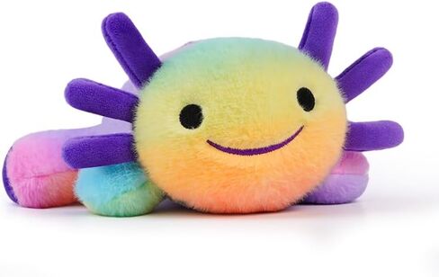 لعبة Poxolotl Plush ، ناعم لطيف AXOLOTL محشو القطن ، وسادة الفخامة كاواي سالاماندر للحيوان للبنين فتيات هدية. (الأرجواني المختلط) in Kuwait