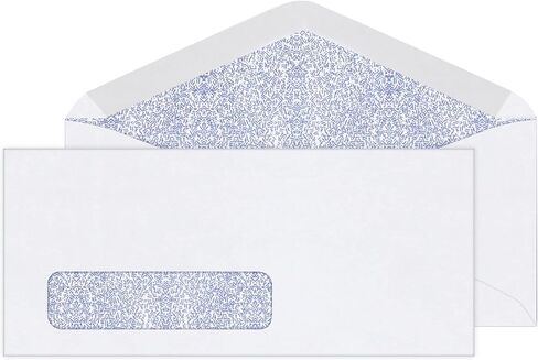 مظاريف نافذة أمن Office Depot ، #10 (4 1/8in. x 9 1/2in.) ، أبيض ، صندوق 500 ، 12017 in Saudi Arabia